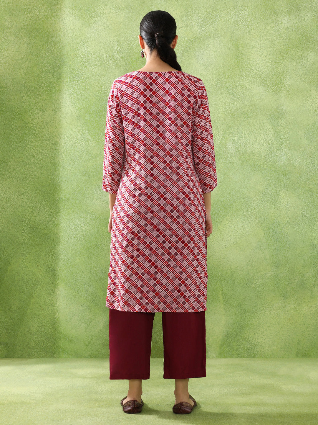 Floral Printed and Straight Kurta set
