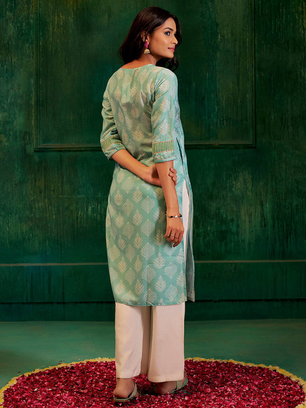Bandhej Printed Modal Muslin Kurta