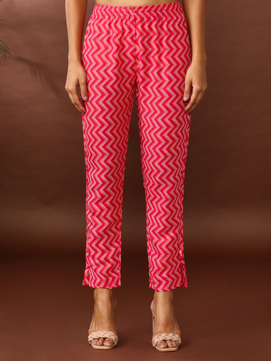 Floral Printed Straight Kurta and  Trousers Sets